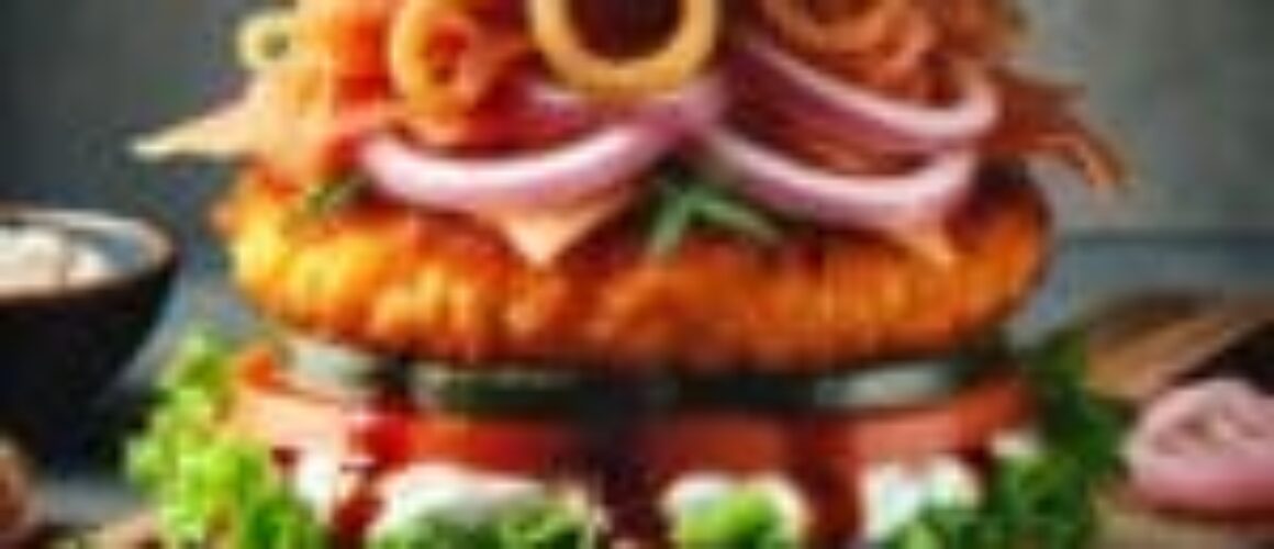 Crunchy Salmon Burger